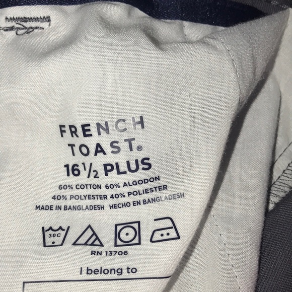 French Toast Girls Gray Pants 16.5 Plus Bootcut - Picture 6 of 7